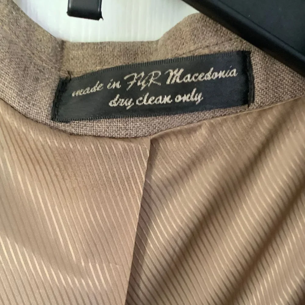 EUC Vintage Hunt Valley Tan Sports‎ Coat Jacket Blazer Size 48R